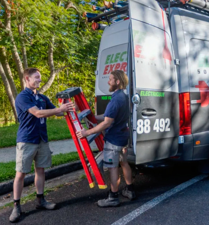 Electric Express Team on the job